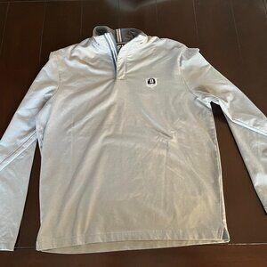 FootJoy 1/4 Zip Pullover Shirt Sweatshirt Mens Size Medium Golf Performance Gray